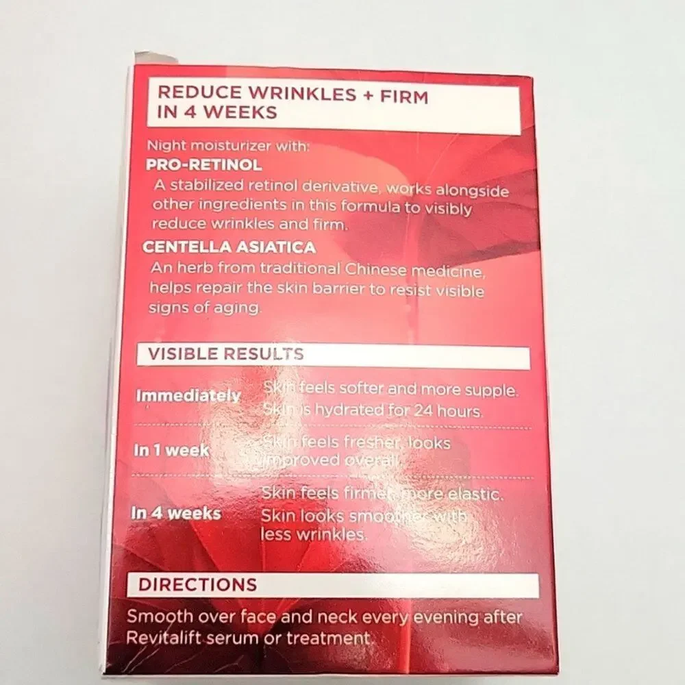 New! L'ORÉAL Revitalift Night Moisturizer 1.7 Oz